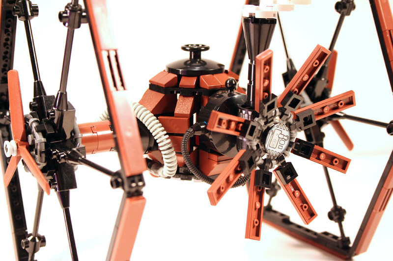 Illustration for article titled Steampunk LEGO TIE Fighter Beats the Crap Out of X-Wing, Shows Amazing Vision of Star Wars Universe